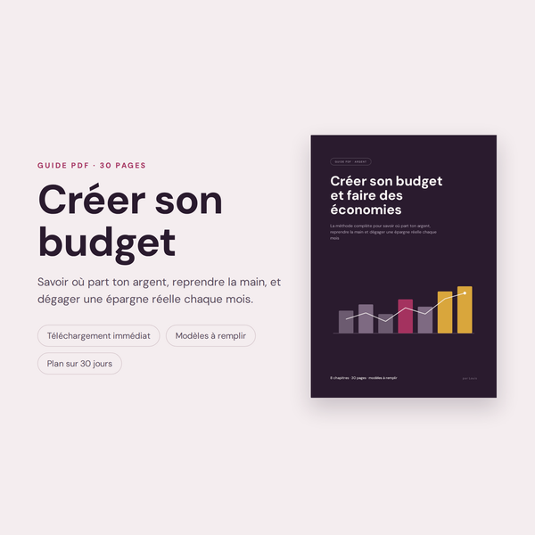 Créer son Budget et Épargner