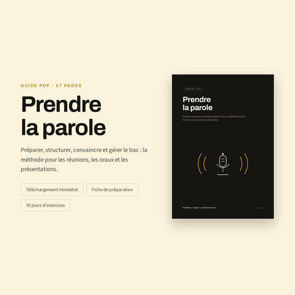 Prendre la Parole