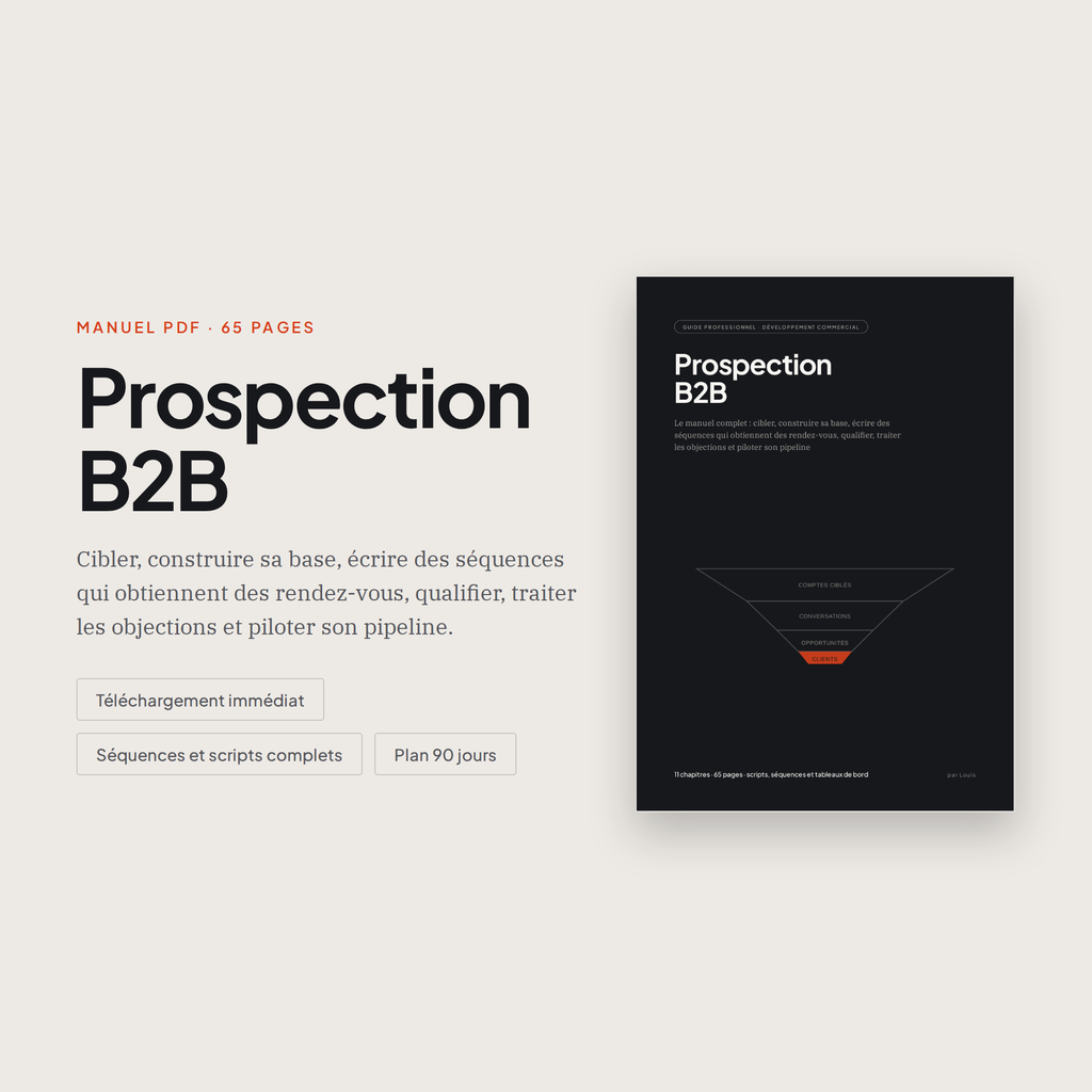 Prospection B2B – Le Manuel Complet